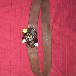 Moschino leather belt